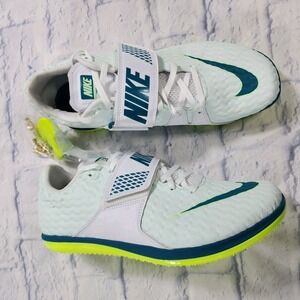 Nike White and Blue Athletic Shoes